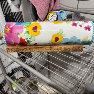 The Pioneer Woman Floral Rolling Pin with Stand